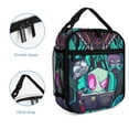 thumbnail image 2 of Invader Zim Lunch Bag Insulated Lunch Box Meal Cooler Bag Reusable Thermal Lunch Tote Bag For School Work Travel Picnic, 2 of 8