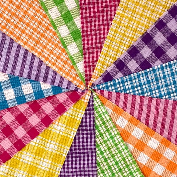 JCS Bright Ragged Homespun Cotton Quilt Kit (200  six-inch Squares)