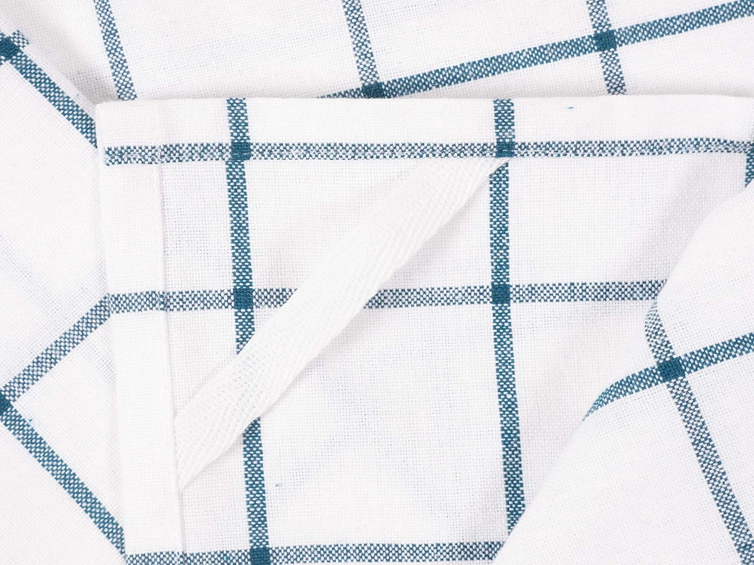 KAF Home Soho Kitchen Towels, Soft and Absorbent Flat Dish Towels, 18” x 28”, Teal, 10 Pack
