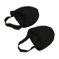 thumbnail image 2 of Half Sole Ballet Slipper, Breathable Dance Shoe  For Dance For Practice Black L, 2 of 8