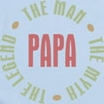 thumbnail image 2 of CafePress - Papa Man Myth Legend Infant Bodysuit - Baby Light Bodysuit, Size Newborn - 24 Months, 2 of 4