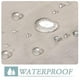 thumbnail image 4 of Cortinas transparentes de lino para exterior, impermeables, con autoadhesivo desmontable, natural, 4 of 5