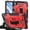 Red, variant on Case for Apple iPad Air 11 Inch 2026/2025/2024 M4 M3 M2, with Pencil Holder Military Grade Protection Rotating Stand Hand Strap Shoulder Strap Bumper Rugged Case for iPad Air 11",Black