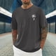 thumbnail image 1 of Tops para hombre, blusas y camisas de cuello redondo y manga corta para hombre, blusas casuales de moda para hombre, blusas deportivas de cuello redondo y manga corta, blusas de poliéster para hombre, 1 of 4