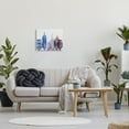thumbnail image 2 of Stupell Industries Blue Layered Vases Contemporary Abstract Painting Gallery Wrapped Canvas Print Wall Art, 2 of 5