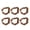 8, variant on Thin Hair Scrunchies Thin Silk Like Hair Scrunchy Elastic Hairpieces HairRope Lady Ponytail Decoration