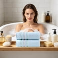thumbnail image 5 of LEFXSMR Bath Towels, Soft Highly Absorbent Quicker Dry Cotton Towels, Wash Cloths Hand Towels for Bathroom Gym, Shower & Hotel, 5 of 7