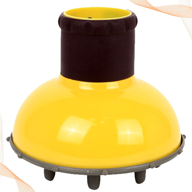 CHICHUMID Diffusing Hair Dryer for Curly Hair Hair Dryer Diffuser Round Yellow 1Set for General Users