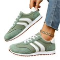thumbnail image 7 of HTHLVMD Women Lace-Up Casual Shoes, Comfortable Everyday Footwear, Women's 2026 Thick Sole Fashion Sneakers Breathable Comfortable Walking Shoes Non-Slip Rubber Sole All Seasons, Green 6, 7 of 7