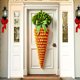 thumbnail image 5 of Letrero decorativo de zanahoria de Pascua | Cortina decorativa para puerta | Decoración de primavera para interiores y exteriores | Adorno festivo para la entrada, patio o porche, 5 of 6