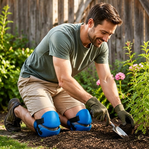 Garden Waterproof Knee Pad, Foam Kneeling Cushion for Weeding Planting Work