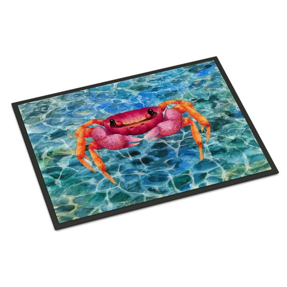 Carolines Treasures BB8526JMAT Crab Doormat 24x36 36"L x 24"W multicolor