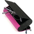 thumbnail image 3 of Funda doble para gafas Meigan, carcasa rígida de aluminio, color rosa, 3 of 7