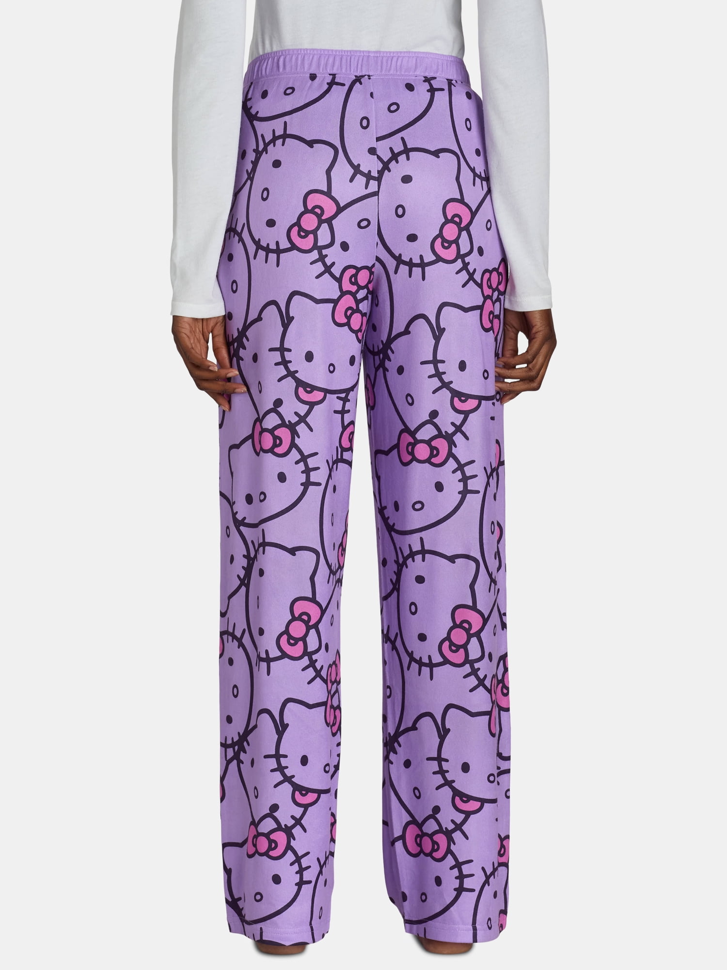 Hello Kitty Women's Icon Allover Print Lounge Pants, Sizes XS-3XL