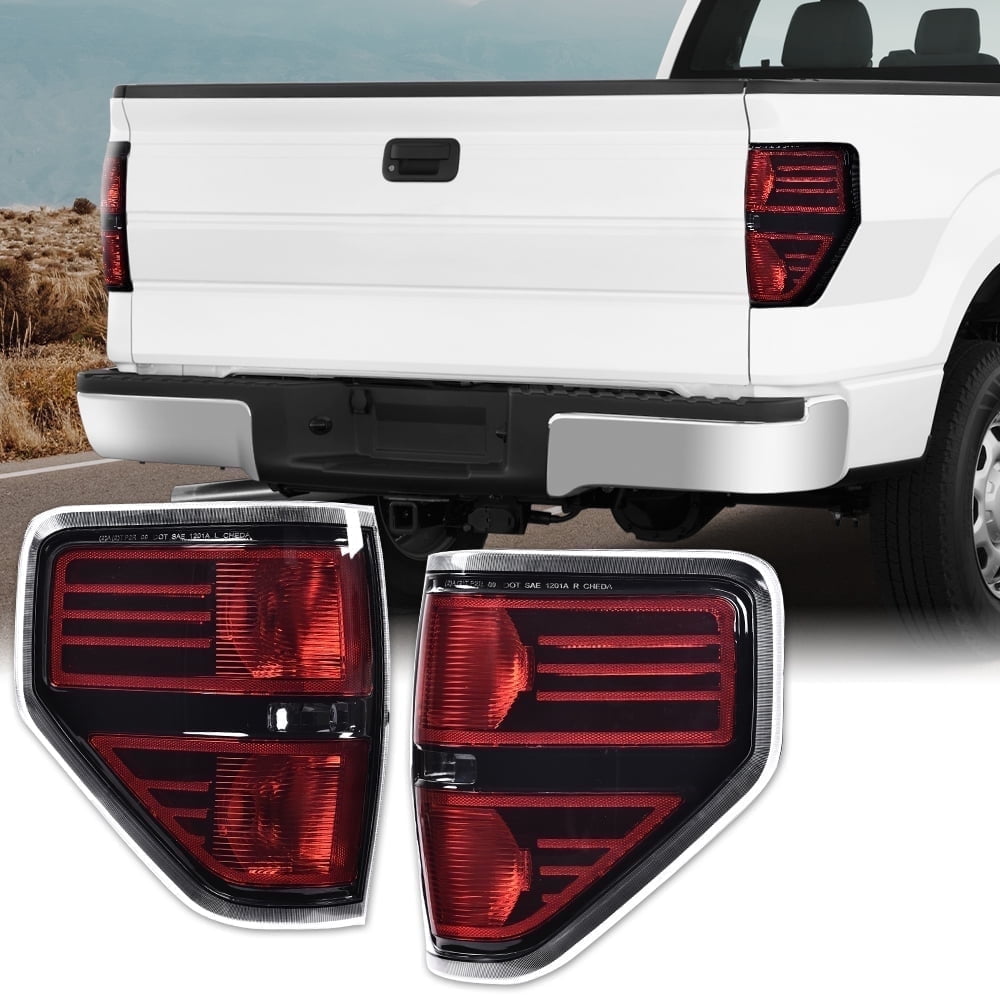 Tail Lights Rear Lamp Left & Right Fit for 2009-2014 Ford F150 Tail Lamps
