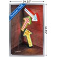 thumbnail image 3 of Three Illuminated Arrows Wall Poster, 22.375" x 34" Framed, 3 of 5