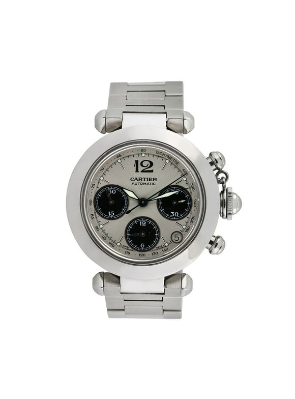 Pre-Owned Cartier Unisex Pasha 36mm Stainless Steel Wristwatch