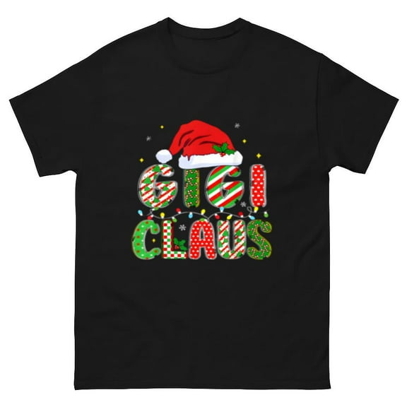 Christmas Gigi Claus Festive Holiday Family Joy Graphic Unisex T-Shirt, up to size 5XL