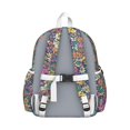 thumbnail image 3 of Pioneer Flower Backpack for School,Cute School Bag,Schoolbag with Adjustable Shoulder Straps & Padded Back,13.4"x11"x4.7", 3 of 6