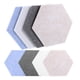 thumbnail image 1 of WORGEOUS 8pcs tablas de boletín de fieltro hexágono sintió pegatinas de pared hexágono nota adhesiva para fantos baldosas de pared, 1 of 8