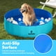 thumbnail image 4 of Piscina plegable para perros y niños Sloosh, 122 x 30 cm, portátil, azul, 4 of 9