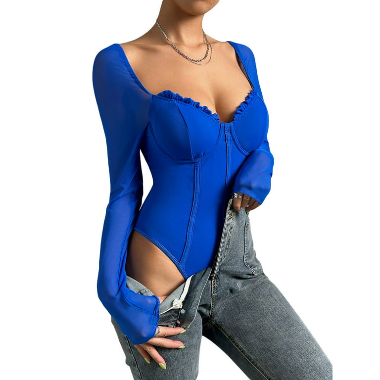Cute and Comfy Bodysuit with Loose Top - COLORBURST