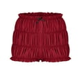 thumbnail image 1 of Mlzmgr Shorts for Women Low Rise Dot Print Ruched Shorts Cute Summer Casual Homewear Tight Shorts, 1 of 8