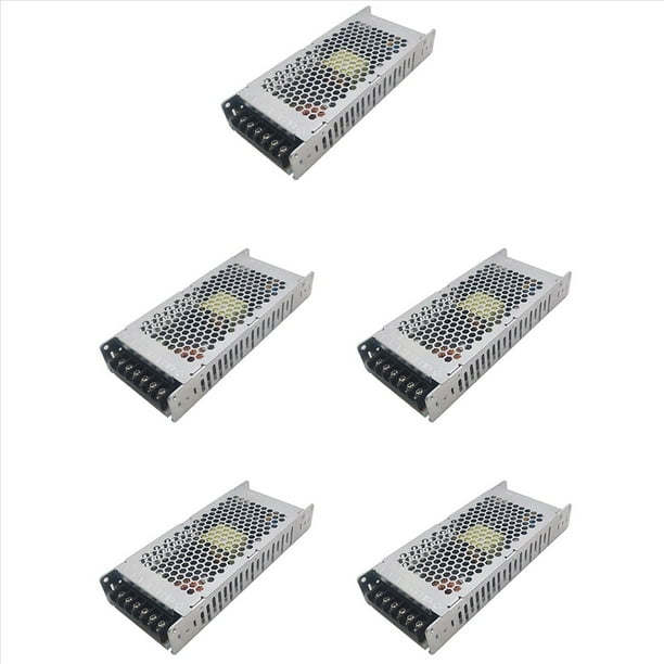 5X 5V 40A 200W Fuente de AlimentacióN Conmutada Ultradelgada Cartelera Pantalla ElectróNica Pantalla LED Fuente de AlimentacióN