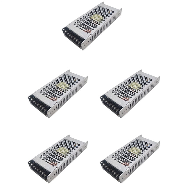 5X 5V 40A 200W Fuente de AlimentacióN Conmutada Ultradelgada Cartelera Pantalla ElectróNica Pantalla LED Fuente de AlimentacióN
