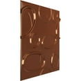 thumbnail image 2 of Ekena Millwork 19 5/8"W x 19 5/8"H Felix EnduraWall Decorative 3D Wall Panel, Bright Coat Copper (12-Pack for 32.04 Sq. Ft.), 2 of 6