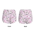 thumbnail image 3 of Daiia No Drama Llama Pattern Women's 2 in 1 Running Shorts - Lightweight Athletic Workout Gym Yoga Shorts Liner with Phone Pockets-Medium, 3 of 7