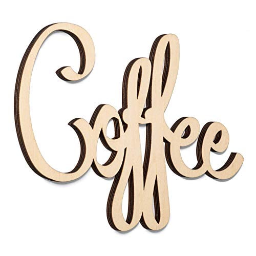 Way Of Hearts Wood Coffee Signs For Coffee Bar Room Decore Rustic Wall Decor Farmhouse Kitchen