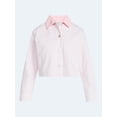 thumbnail image 6 of Free Assembly Women's Cropped Cotton Chore Jacket, Sizes XS-XXL, 6 of 6