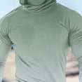 thumbnail image 5 of Xzbqbs Fishing Hoodies for Men with Face Mask UPF 50 + Sun Protection Breathable Long Sleeve Outdoor Hiking Gradient Shirt for Men, 5 of 5