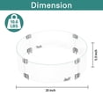 thumbnail image 2 of BALI OUTDOORS Round Fire Pit Glass Wind Guard 20", 2 of 7