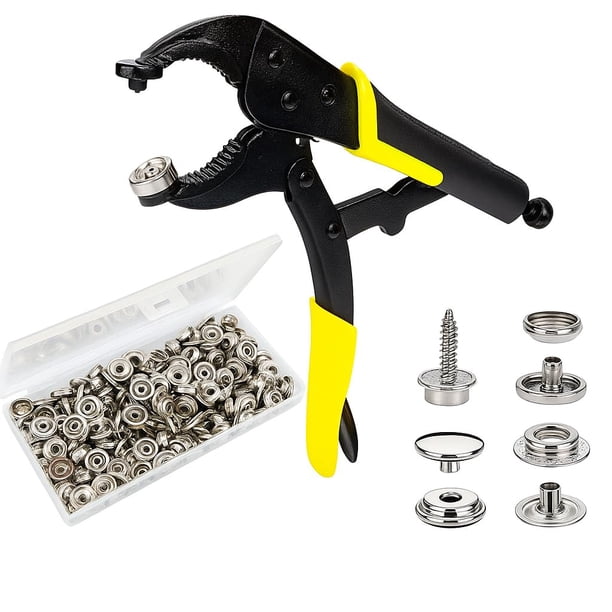 Kit de Broches a Presión TFORESTER 210PCS en Acero Inoxidable Marino