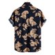 thumbnail image 4 of Camisas abotonadas casuales de color sólido de manga corta de moda de verano para hombres Pompotops oipoqjl43120, 4 of 9