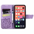 thumbnail image 3 of iPhone 13 Pro Max Case, Wallet Folio Case Magnetic Closure RFID Blocking Card Slots Kickstand Shockproof Case for 2021 iPhone 13 Pro Max case 6.7 inch,Lightpurple, 3 of 9