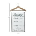 thumbnail image 4 of DecMode Indoor White Metal Farmhouse Sign Wall Decor, 4 of 9