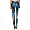 thumbnail image 3 of Leggings de Talle Alto para Mujer, Leggings con Estampado de Escamas de pez de Sirena, Pantalones Cortos elásticos, Pantalones de Fondo para Trajes Brillantes para Festivales, 3 of 5