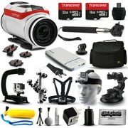 TomTom Bandit 4K HD Action Camera with 16GB Card + Case + Floating Handle + Flexible Tripod + Head/Chest Strap + Car Mount + Opteka X-Grip + LED Light + Wrist Glove + Car Charger