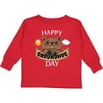 thumbnail image 3 of Inktastic Happy Groundhog Day- Cute Boys or Girls Long Sleeve Toddler T-Shirt, 3 of 5