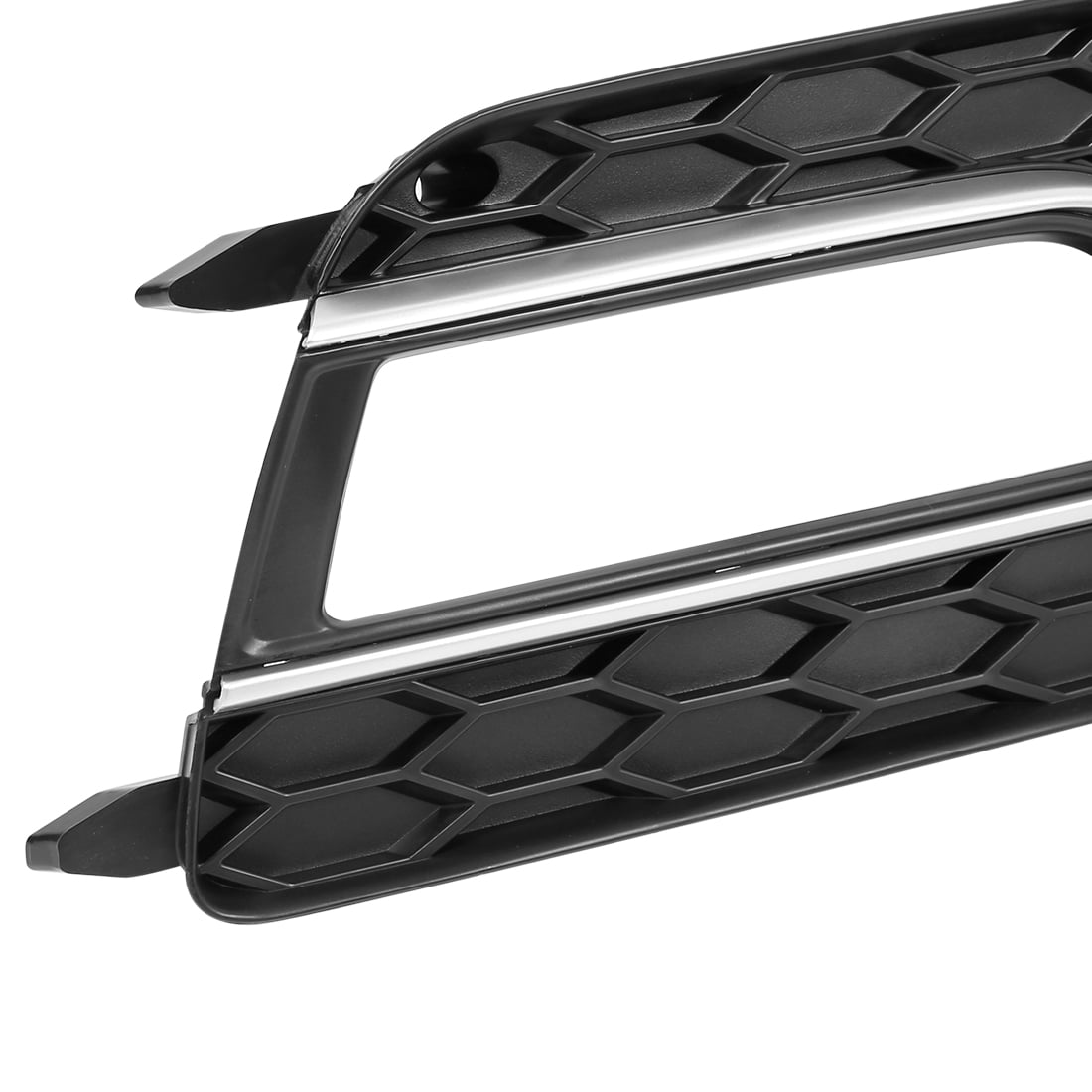 Unique Bargains Car Front Right Fog Light Grille 8T0807682M 8T0807682P for Audi S5 Black