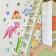 thumbnail image 2 of Baby Dinosaur Wall Decals Stickers, Dino Volcano Cave Neutral Nursery Toddler Playroom Decor, Kids Room Home Decorations Girls Boys Bedroom Classroom Daycare Art, 2 of 9
