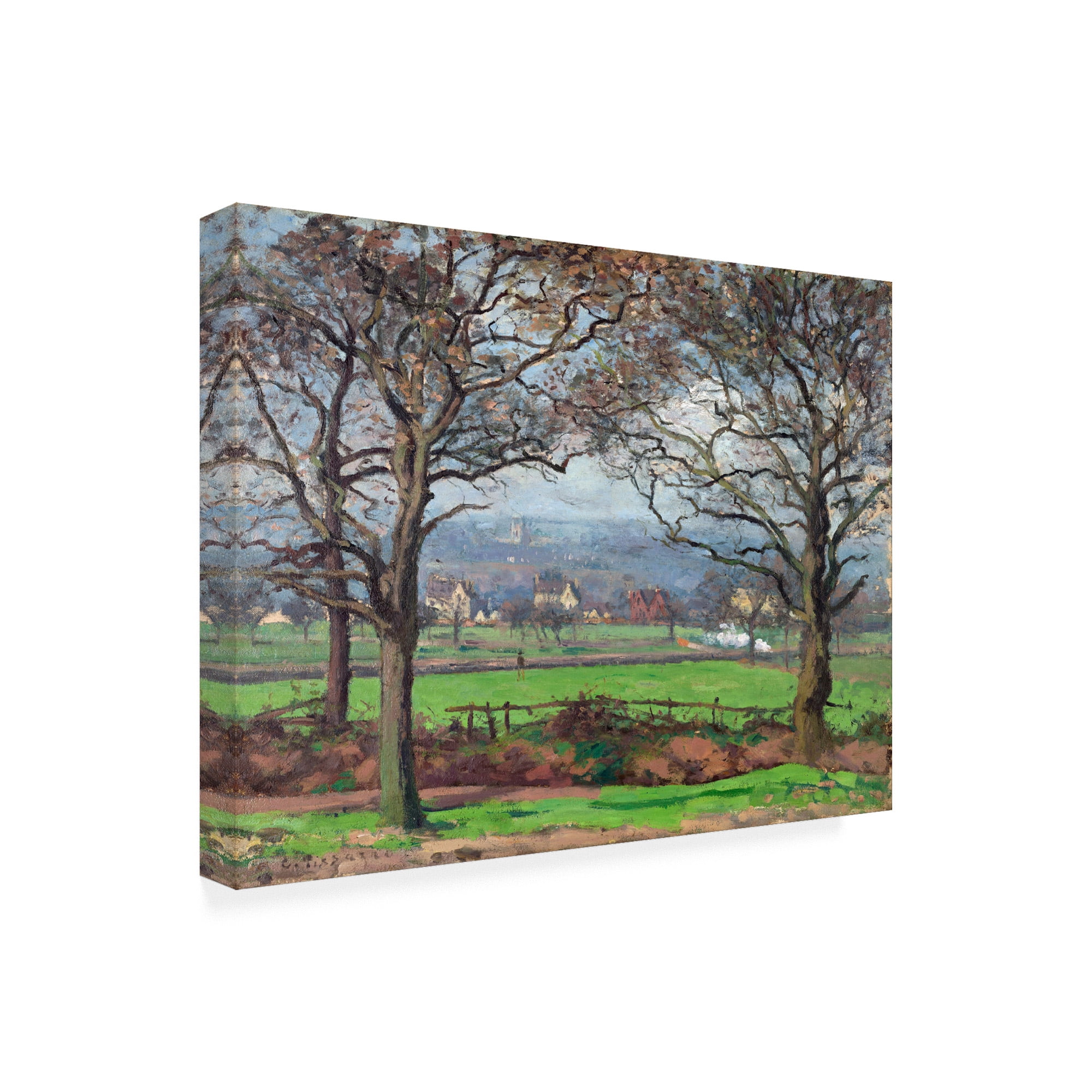 Trademark Fine Art 'Near Sydenham Hill' Canvas Art by Pissarro