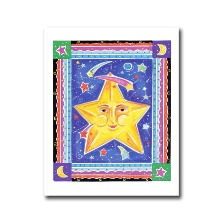 Celestial Star Galaxy Fantasy Kids Room Wall Picture 8x10 Art Print