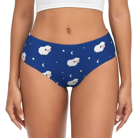 Womens Underwear  Moon lamb No Show Seamless Underwear  Soft Comfy Stretch Panties  Hipster Ladies Panties Bikini Underwear Briefs