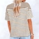 thumbnail image 2 of Hombro Frío Tops Mujeres Cuello en V Manga Corta Fuera Del Hombro Color Sólido Blusa Casual Suave Poliéster Primavera Verano Moda, 2 of 5
