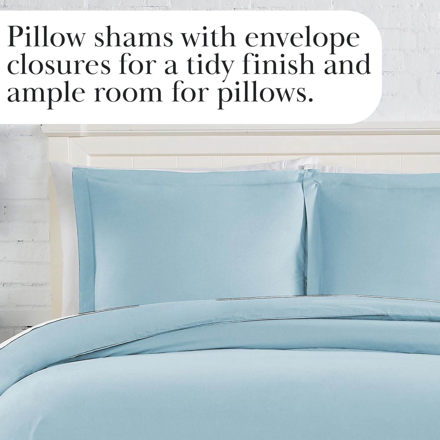 Neutral Solid Color 3-Piece Duvet Cover Set by Southshore Fine Linens
