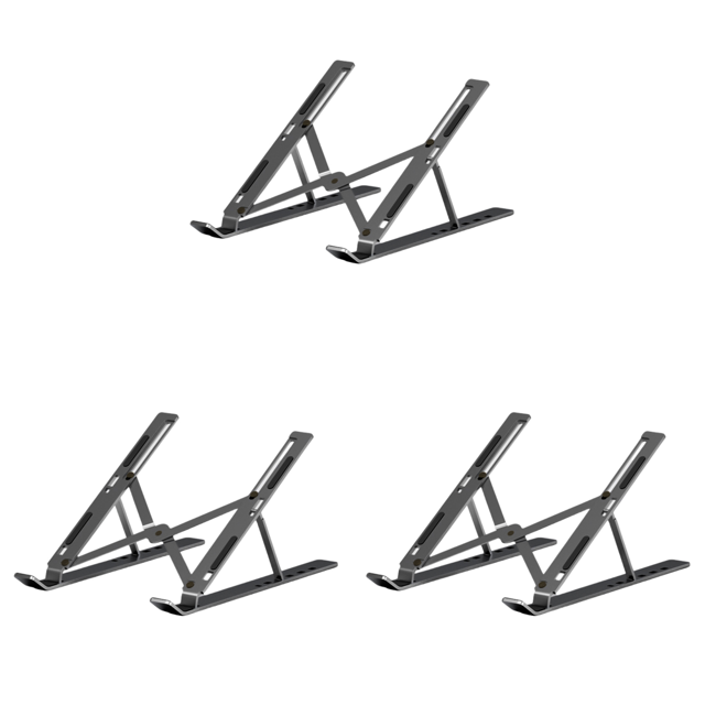Soporte para Computadora Portátil Aleación Aluminio Escritorio Ajustable Plegable (gris)